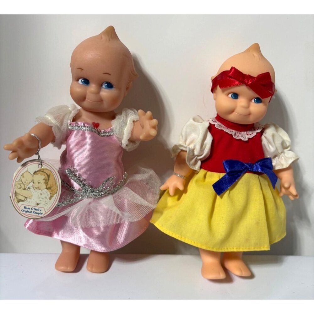 Vtg 1999 Jesco‎ Kewpie Dolls Sugar Plum Fairy Snow White